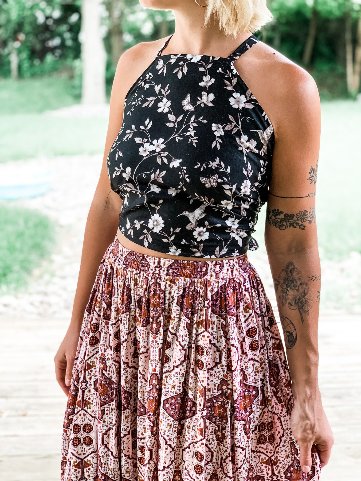 crop top pattern