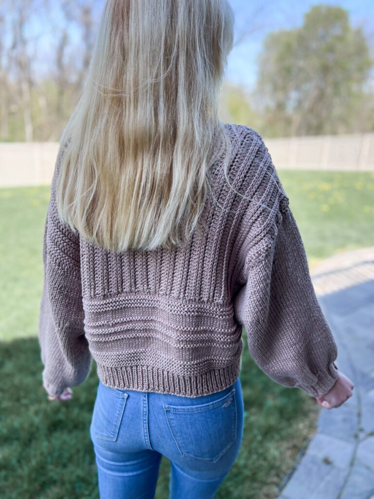 Knit/Crochet Hybrid Sweater | The Modern Maker Co