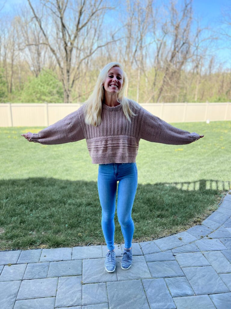 Knit/Crochet Hybrid Sweater | The Modern Maker Co