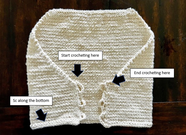 free knit crop top pattern